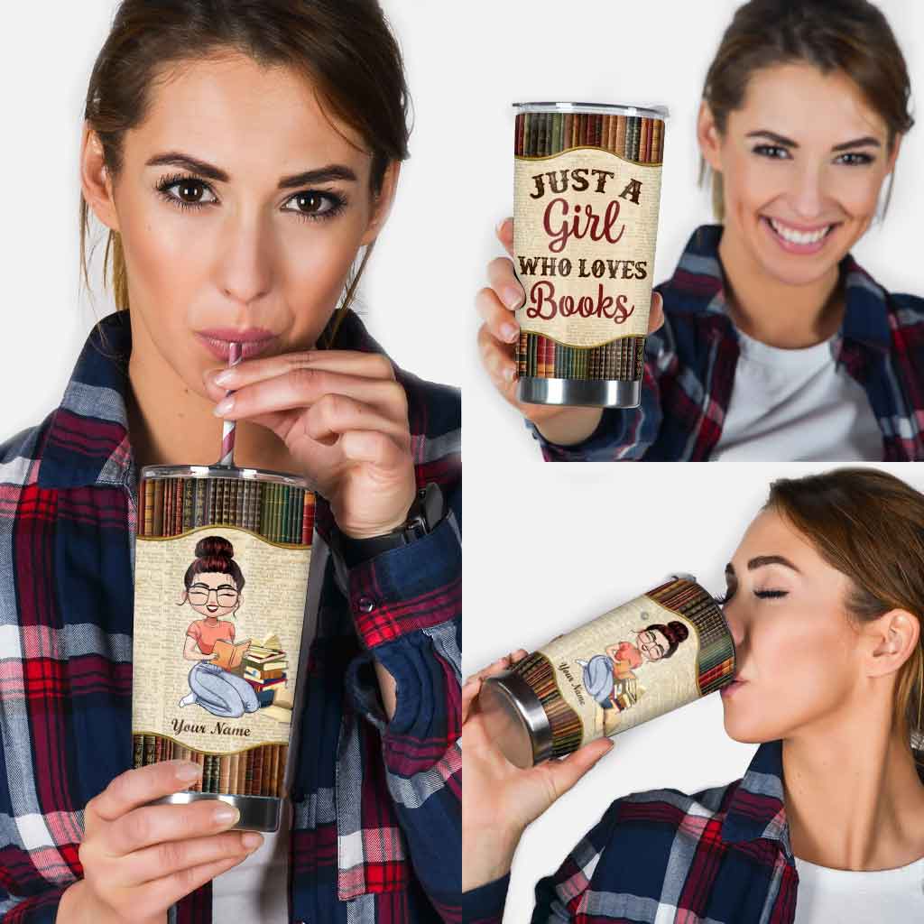 Just A Girl – Personalisierter Buchbecher