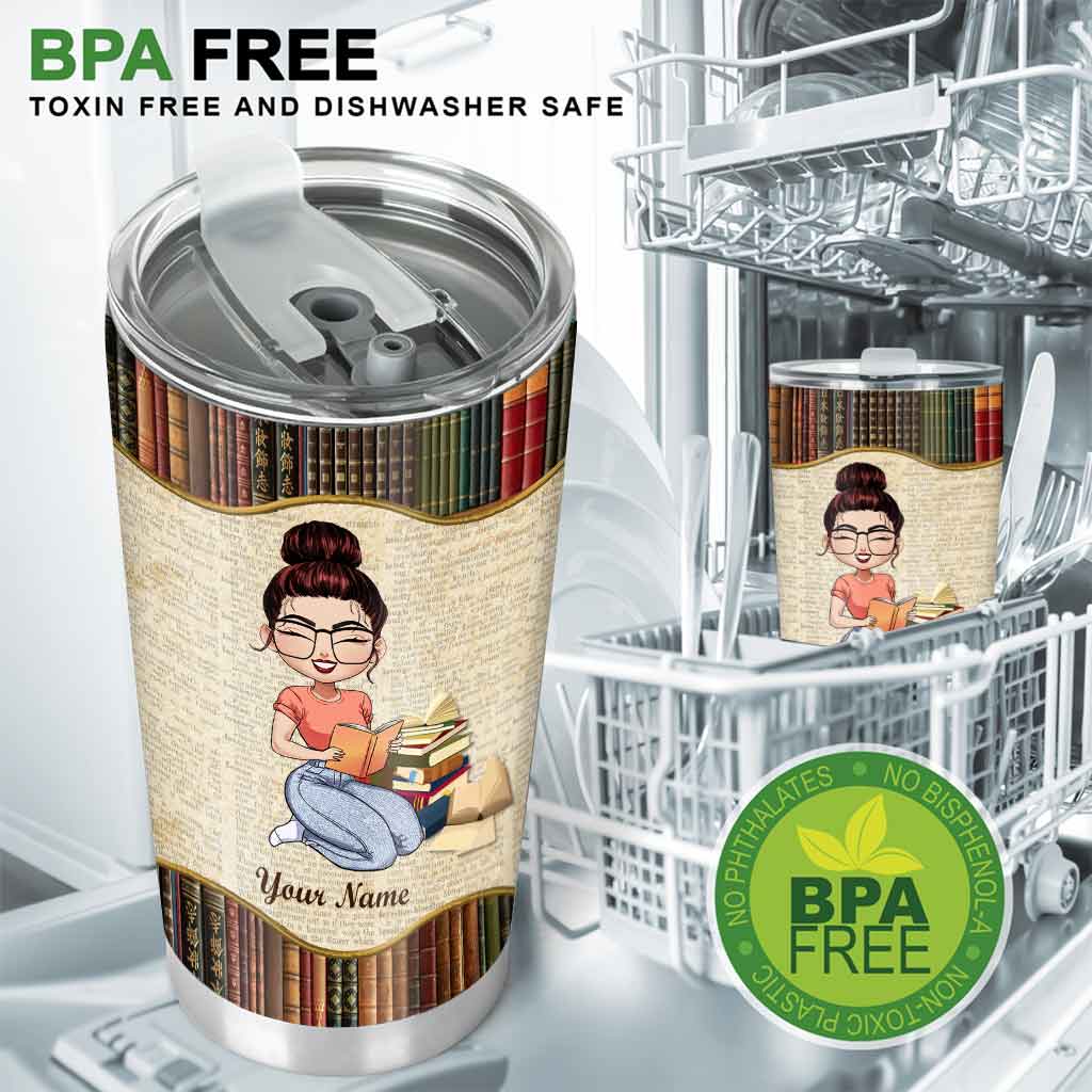 Just A Girl – Personalisierter Buchbecher