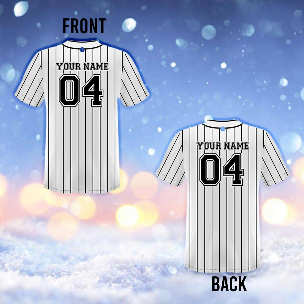 Baseball Lovers - Personalized Christmas Ornament (Printed On Both Sides)