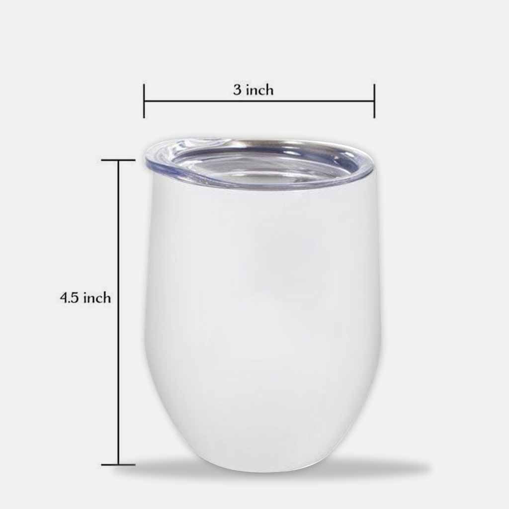 Du weißt, was sich auf Camping reimt – personalisierter Weinbecher