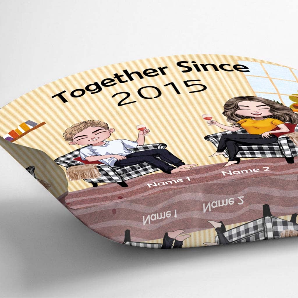 Seit wir zusammen sind – Personalisiertes Dekokissen