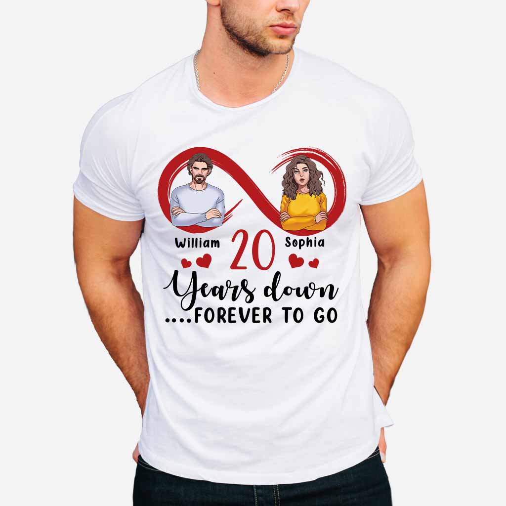 Für immer zusammen – Personalisiertes Partner-T-Shirt und Hoodie