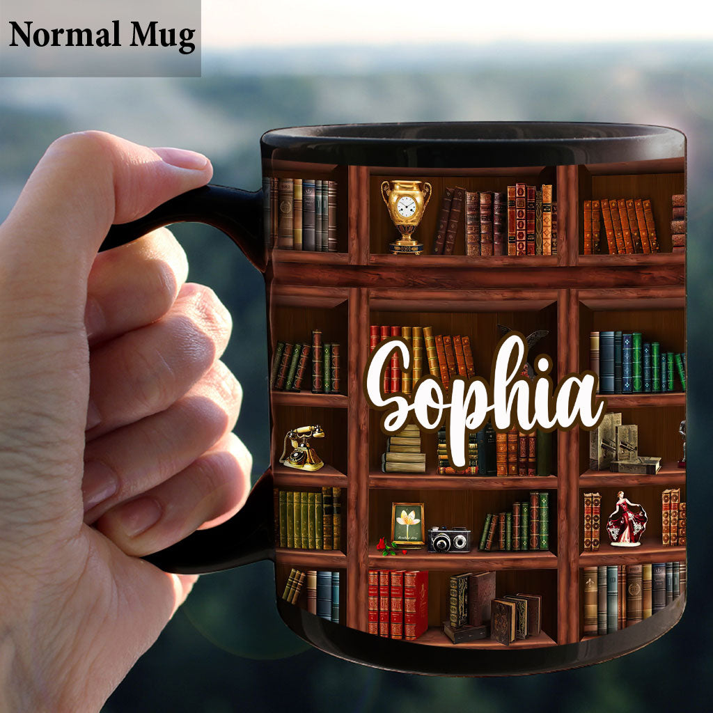 Personalisierte Buchtasse für Bücherliebhaber