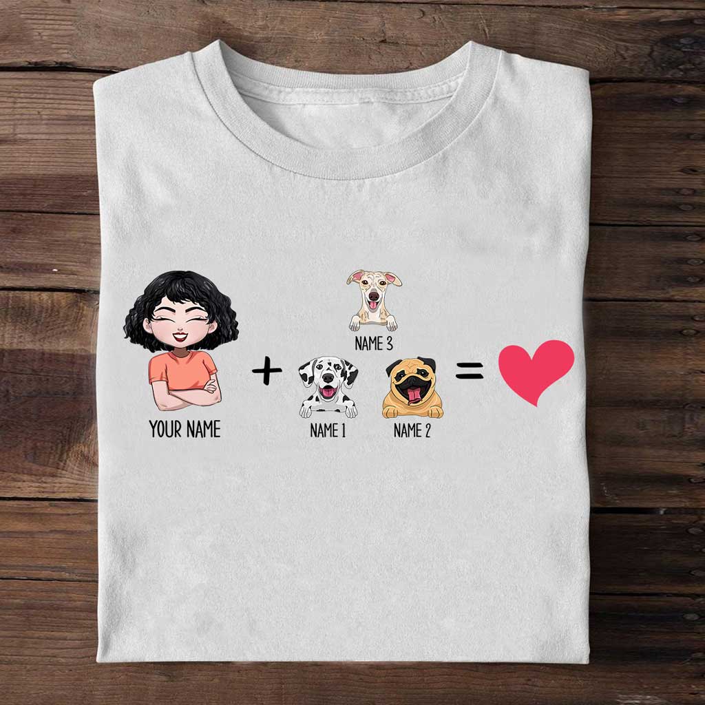 Ich mit den Hunden – Personalisiertes Hunde-T-Shirt und Hoodie