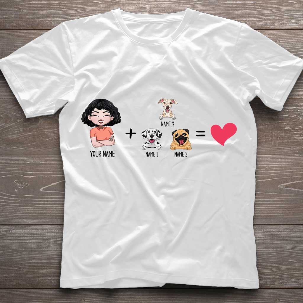 Ich mit den Hunden – Personalisiertes Hunde-T-Shirt und Hoodie