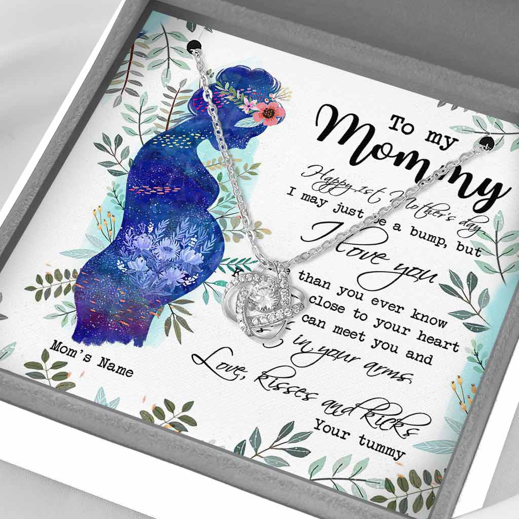 Bedeutungsvoller Liebesknoten zum 1. Muttertag – Personalisierte Mutterliebesknoten-Halskette