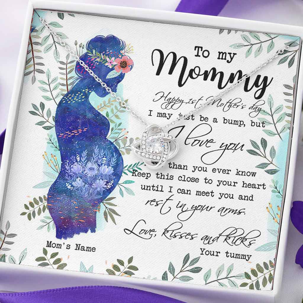 Bedeutungsvoller Liebesknoten zum 1. Muttertag – Personalisierte Mutterliebesknoten-Halskette