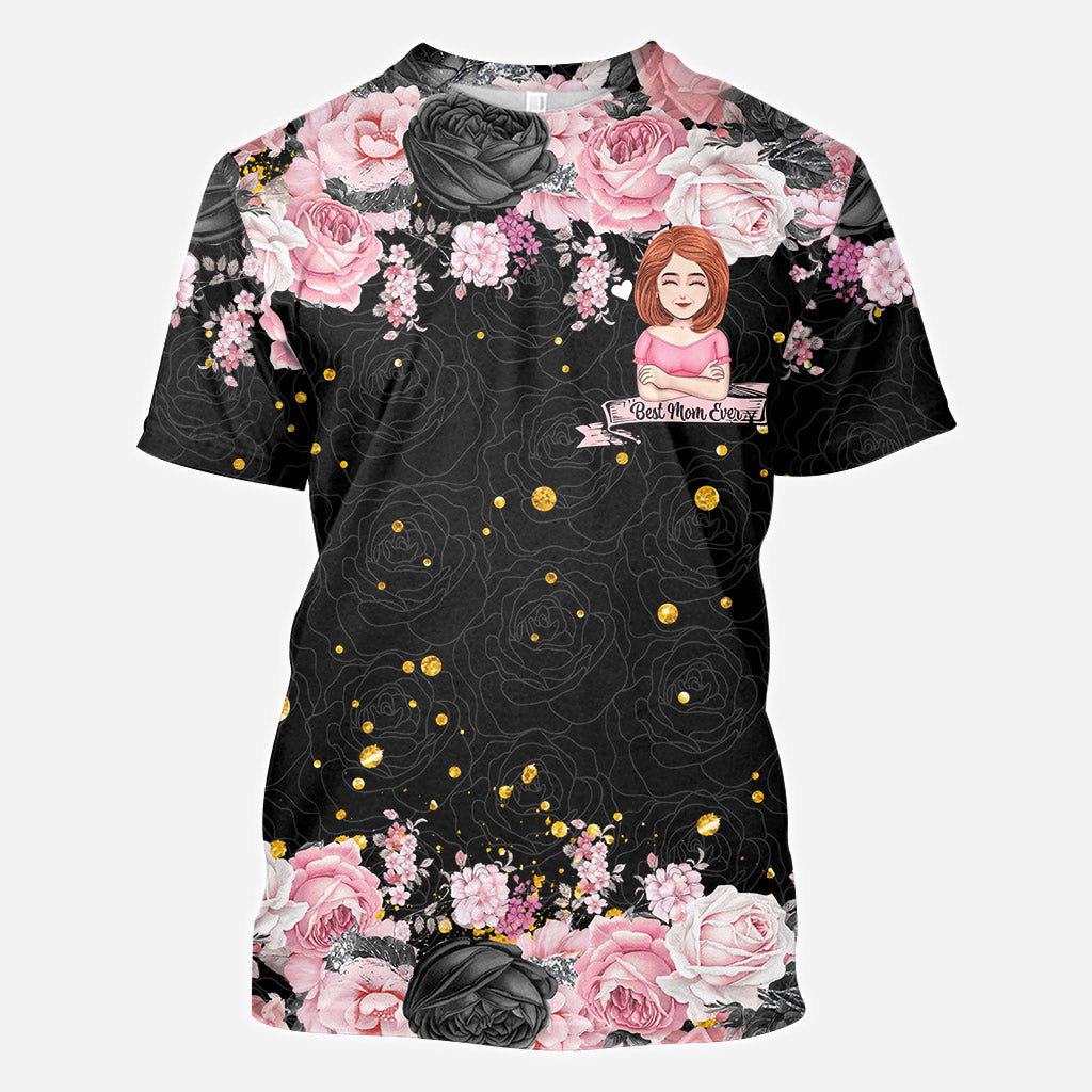 Beste Mama aller Zeiten – Personalisiertes Muttertags-T-Shirt und Hoodie mit dem Aufdruck „Mama“.