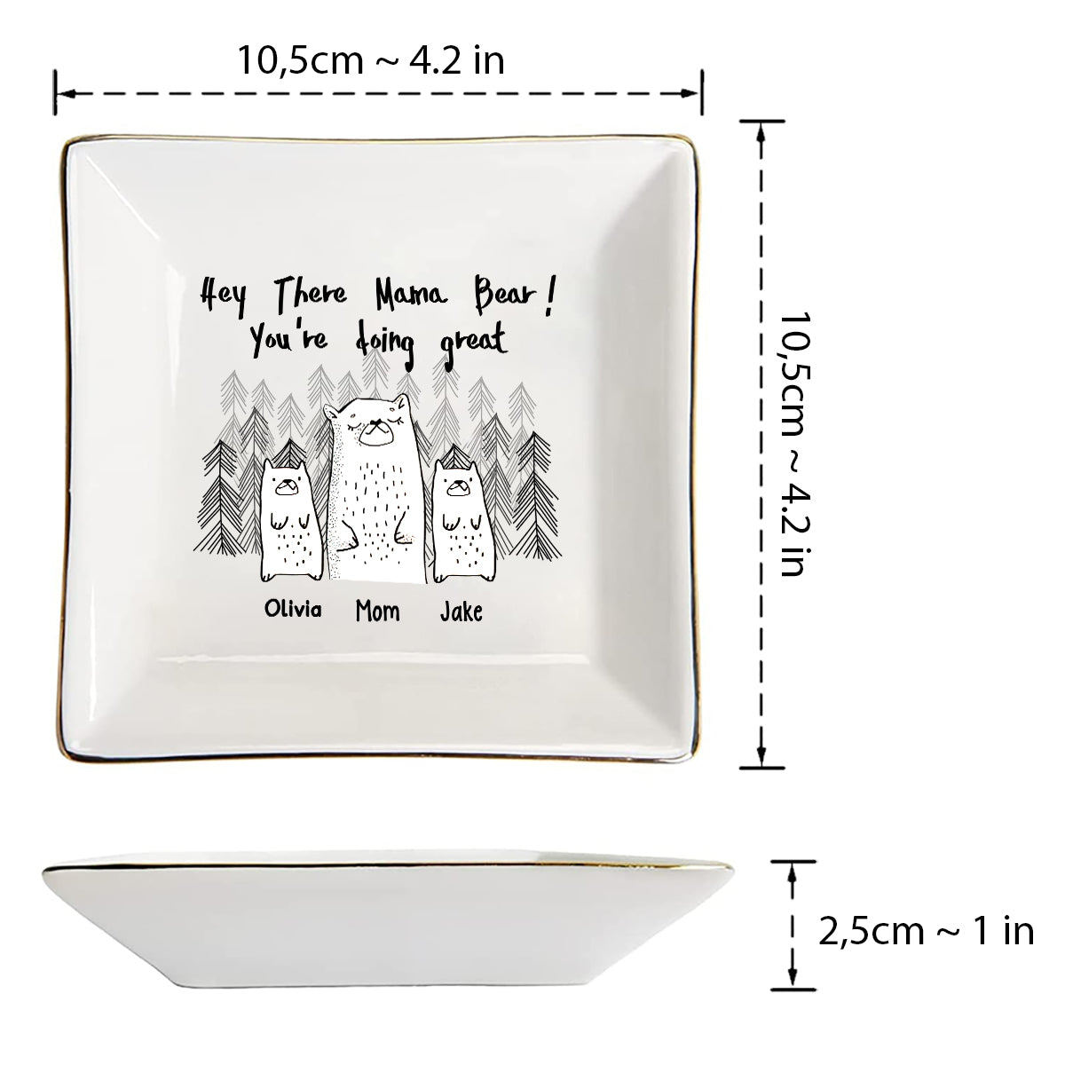 Du machst das toll – Personalisierte Schmuckschale zum Muttertag