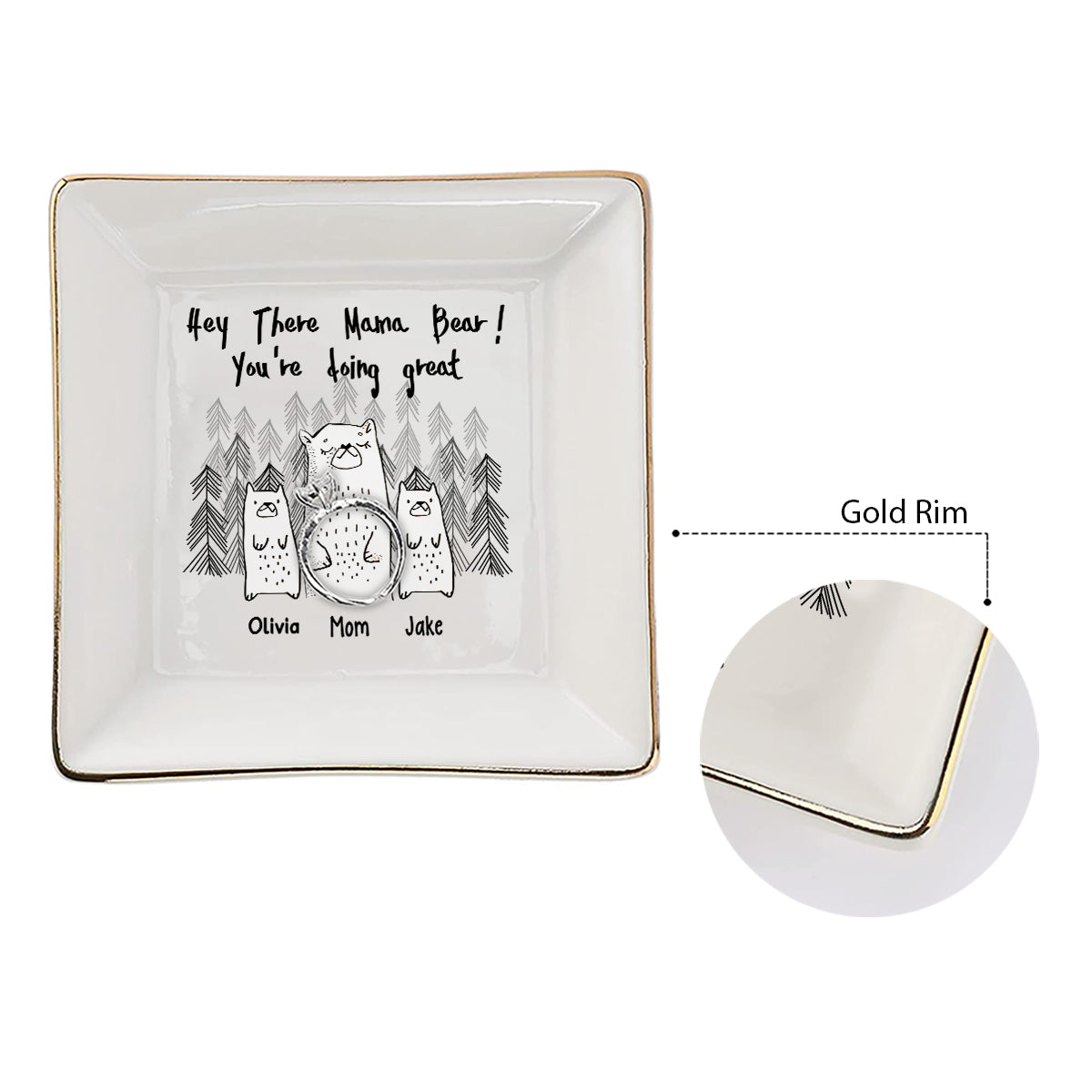 Du machst das toll – Personalisierte Schmuckschale zum Muttertag