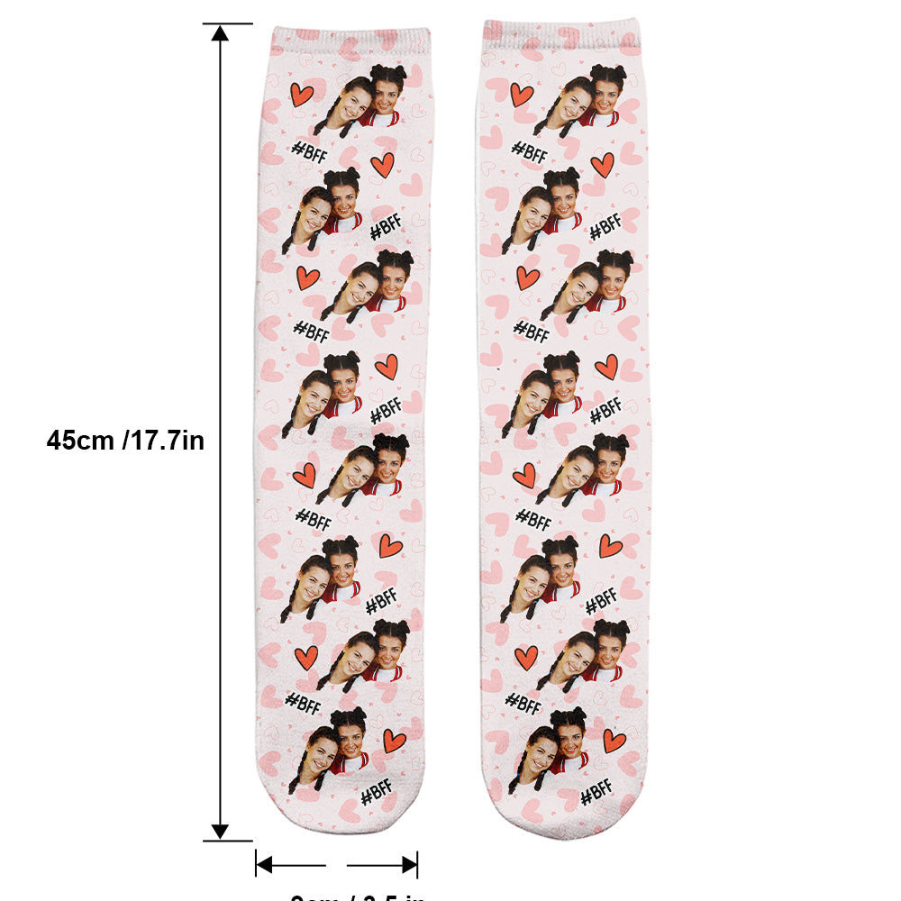 Besties Forever - Personalized Bestie Socks