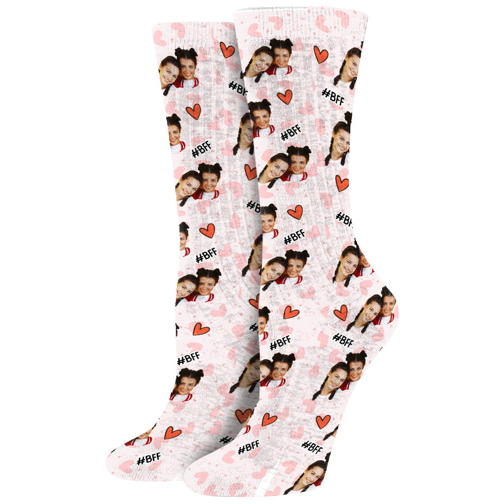 Besties Forever - Personalized Bestie Socks