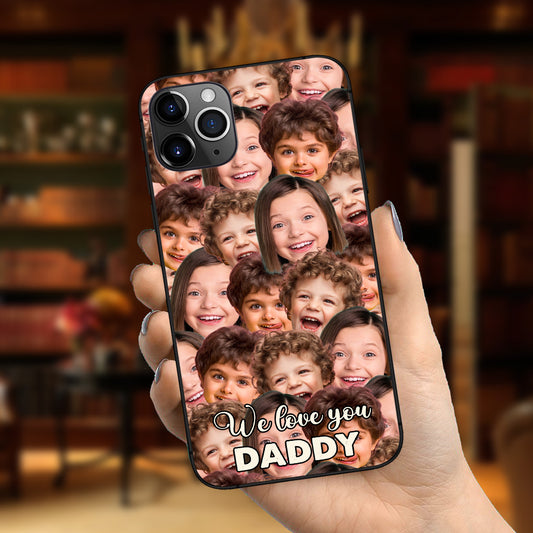 Love You Dad - Gift for dad, grandma, grandpa, mom, uncle, aunt, brother, sister, son, daughter, granddaughter, grandson, husband, wife, boyfriend, girlfriend - Personalized Phone Case