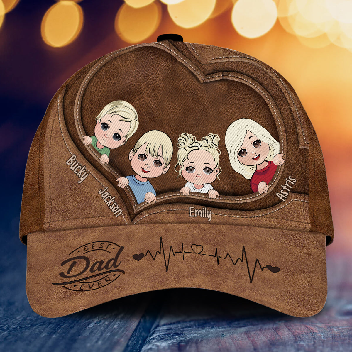 Best Dad Ever - Personalized Father Classic Cap