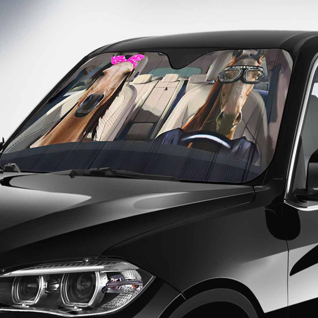 Love Horses - Sonnenschutz für Pferdefahrzeuge 062021