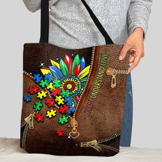 Akzeptieren, verstehen, lieben – Tragetasche zur Sensibilisierung für Autismus 062021