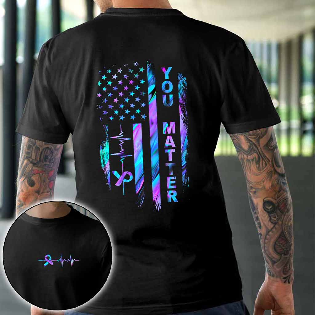 T-Shirt und Hoodie mit Flagge zur Suizidprävention 062021