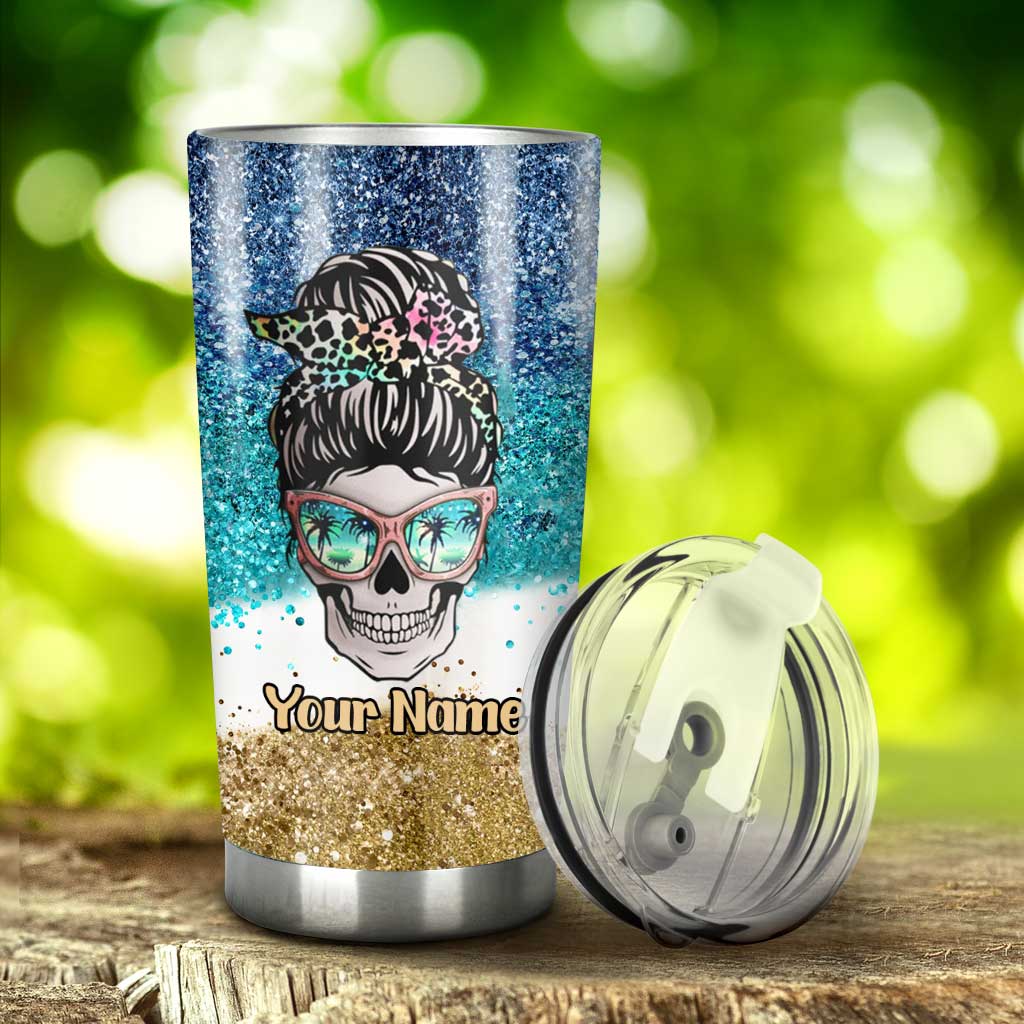 Salty Lil' Beach - Personalized Sea Lover Tumbler