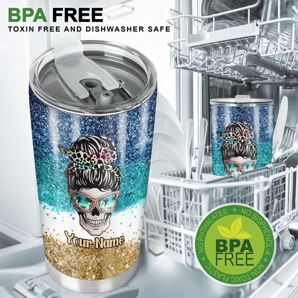 Salty Lil' Beach - Personalized Sea Lover Tumbler