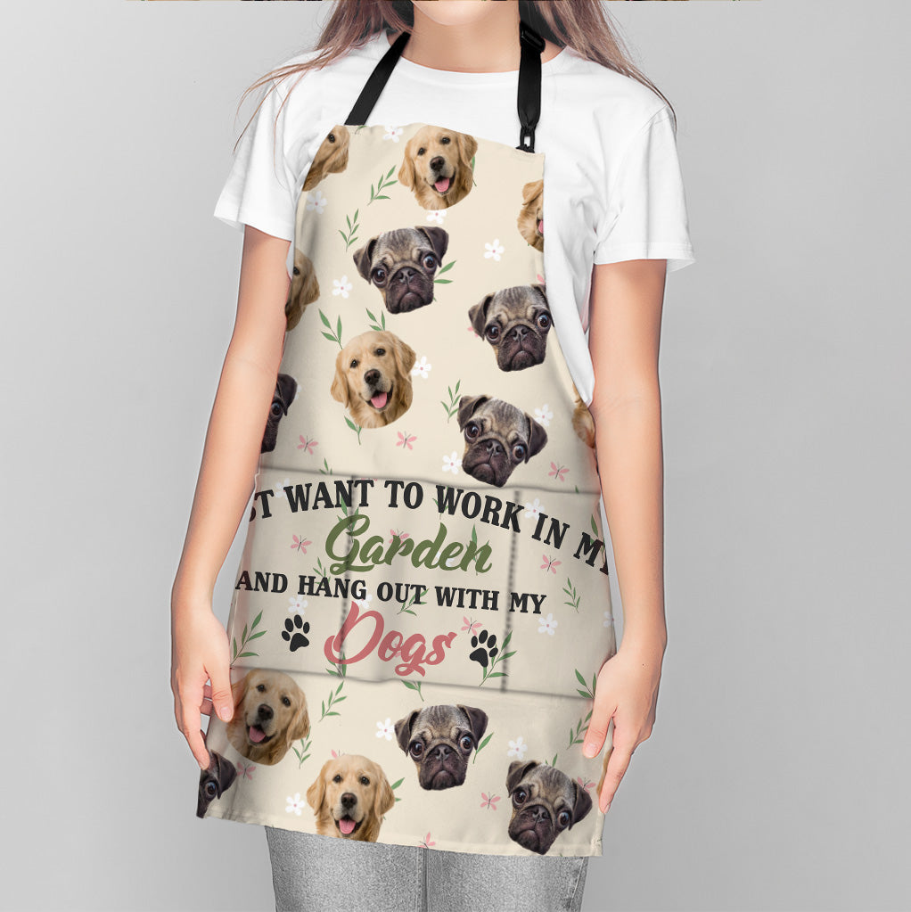 Ich will einfach nur in meinem Garten arbeiten und entspannen – personalisierte Gartenschürze