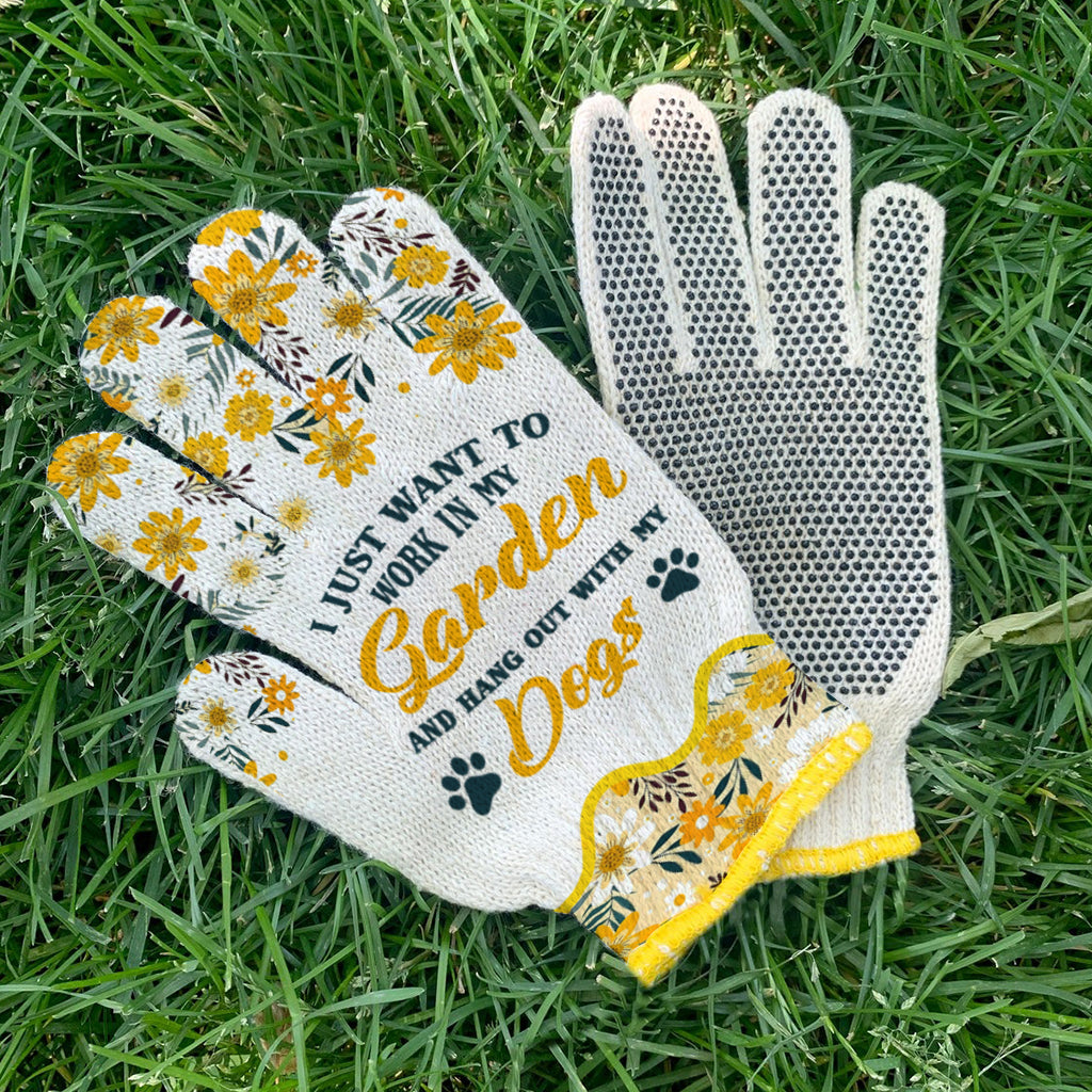 Ich will einfach nur in meinem Garten arbeiten und entspannen – personalisierte Gartenhandschuhe