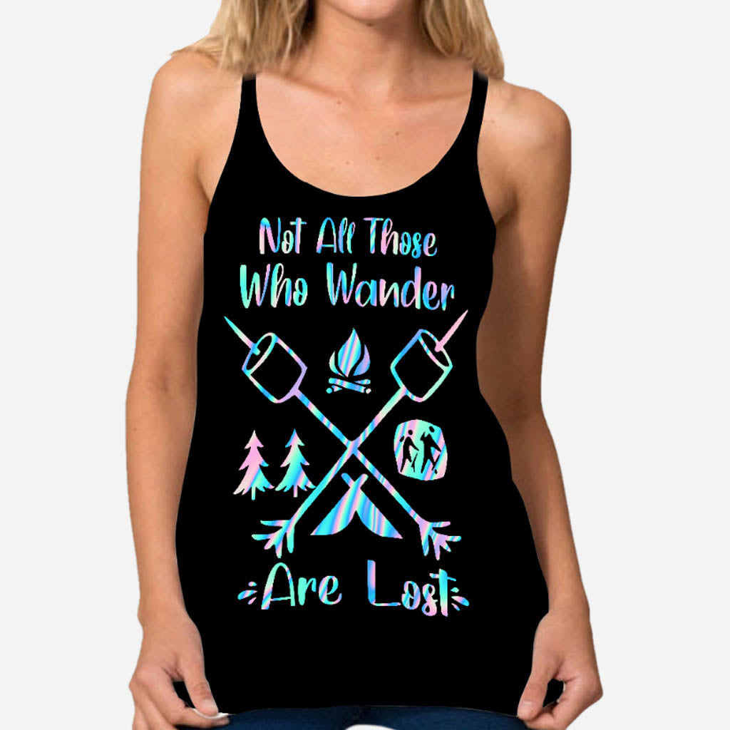 Nicht alle, die wandern, sind verloren – Camping Cross Tanktop