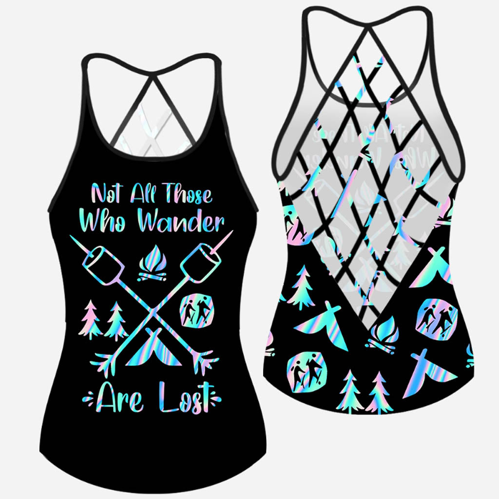 Nicht alle, die wandern, sind verloren – Camping Cross Tanktop