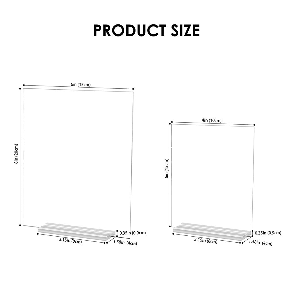 Für immer beste Freundin - Personalisierte transparente Acrylplakette für beste Freundin