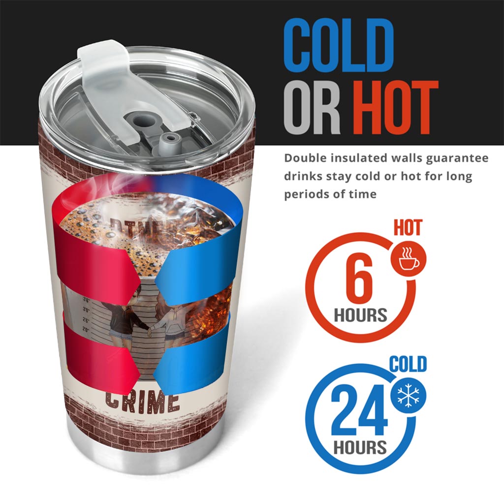 Denk dran, wenn wir erwischt werden – personalisierter Bestie-Becher