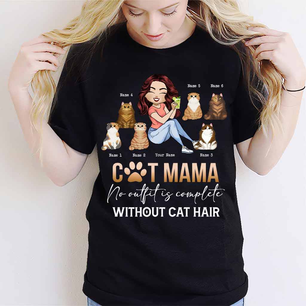 Katzenmama – Personalisiertes T-Shirt und Hoodie