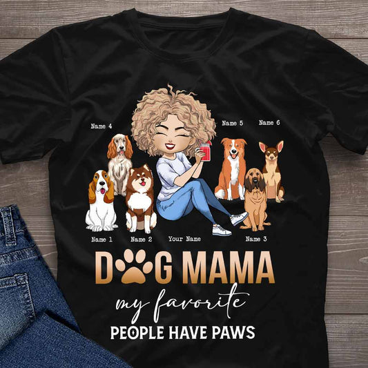 Dog Mama - Personalized T-shirt and Hoodie