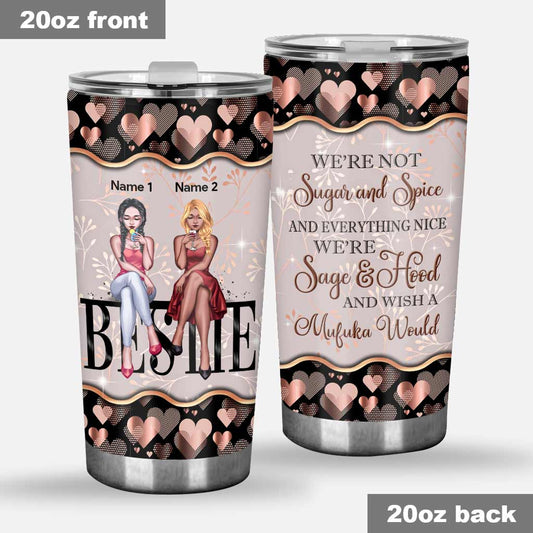 Wir sind nicht Sugar Spice & Everything Nice - Personalisierter Bestie-Becher