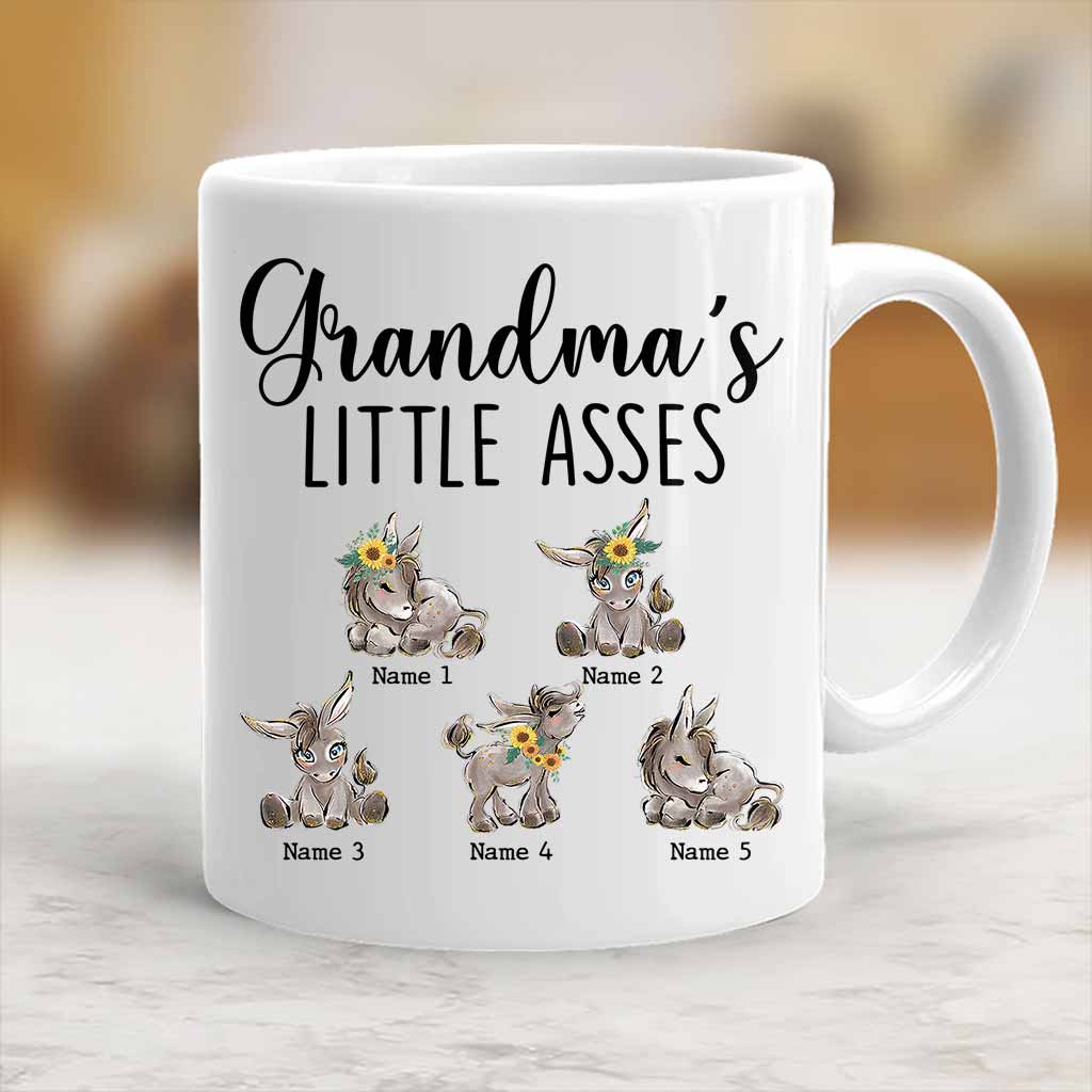 Omas kleine Lieblinge – Personalisierte Muttertags-Oma-Tasse
