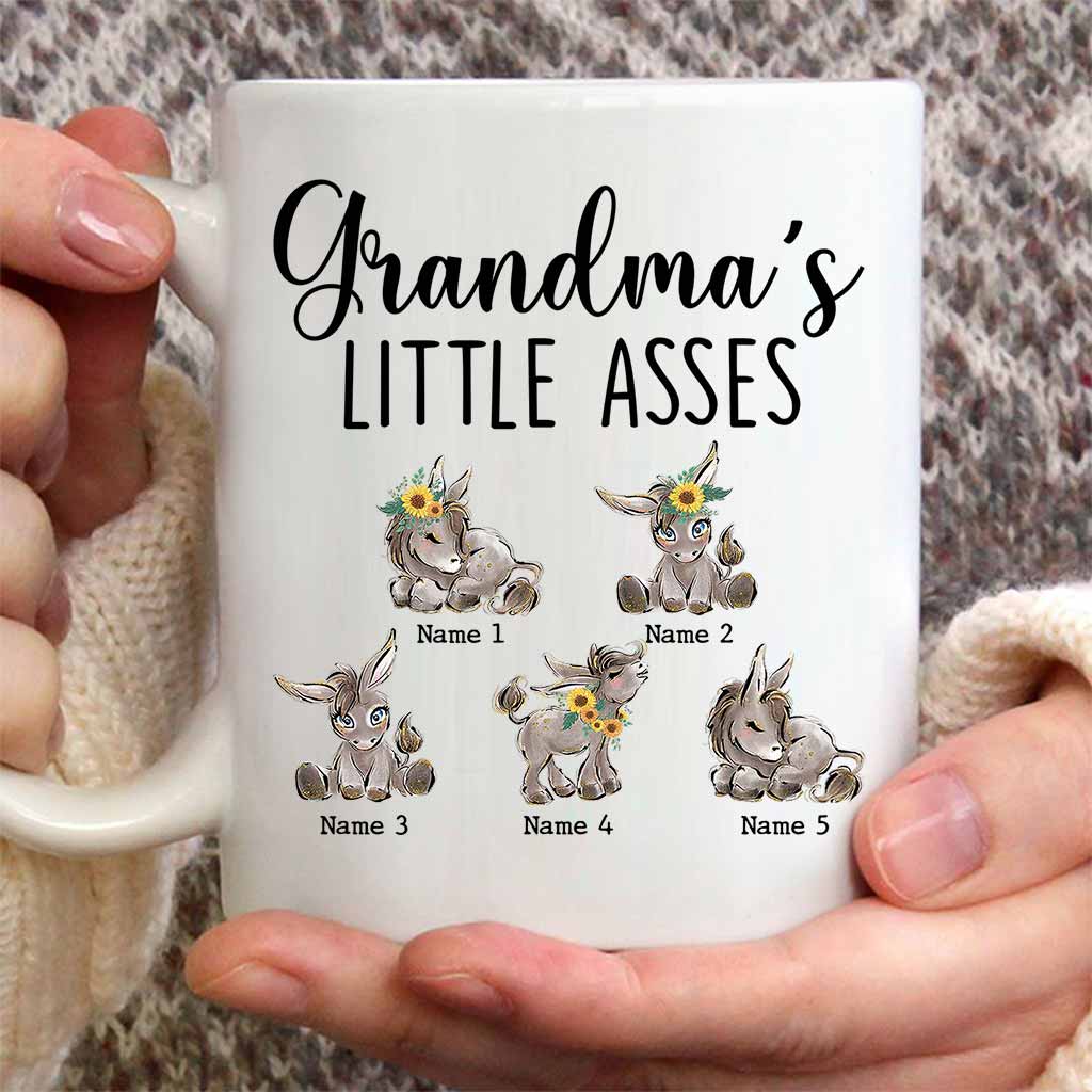 Omas kleine Lieblinge – Personalisierte Muttertags-Oma-Tasse