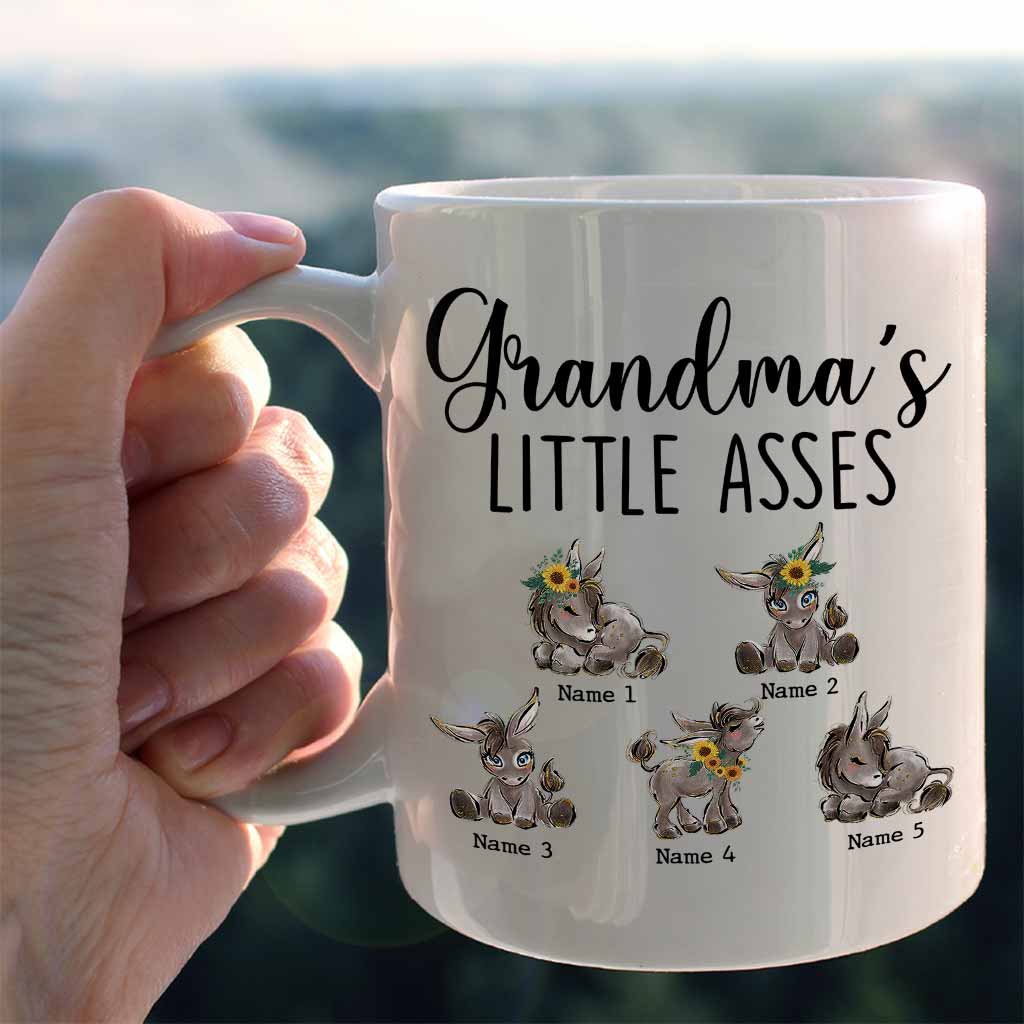 Omas kleine Lieblinge – Personalisierte Muttertags-Oma-Tasse