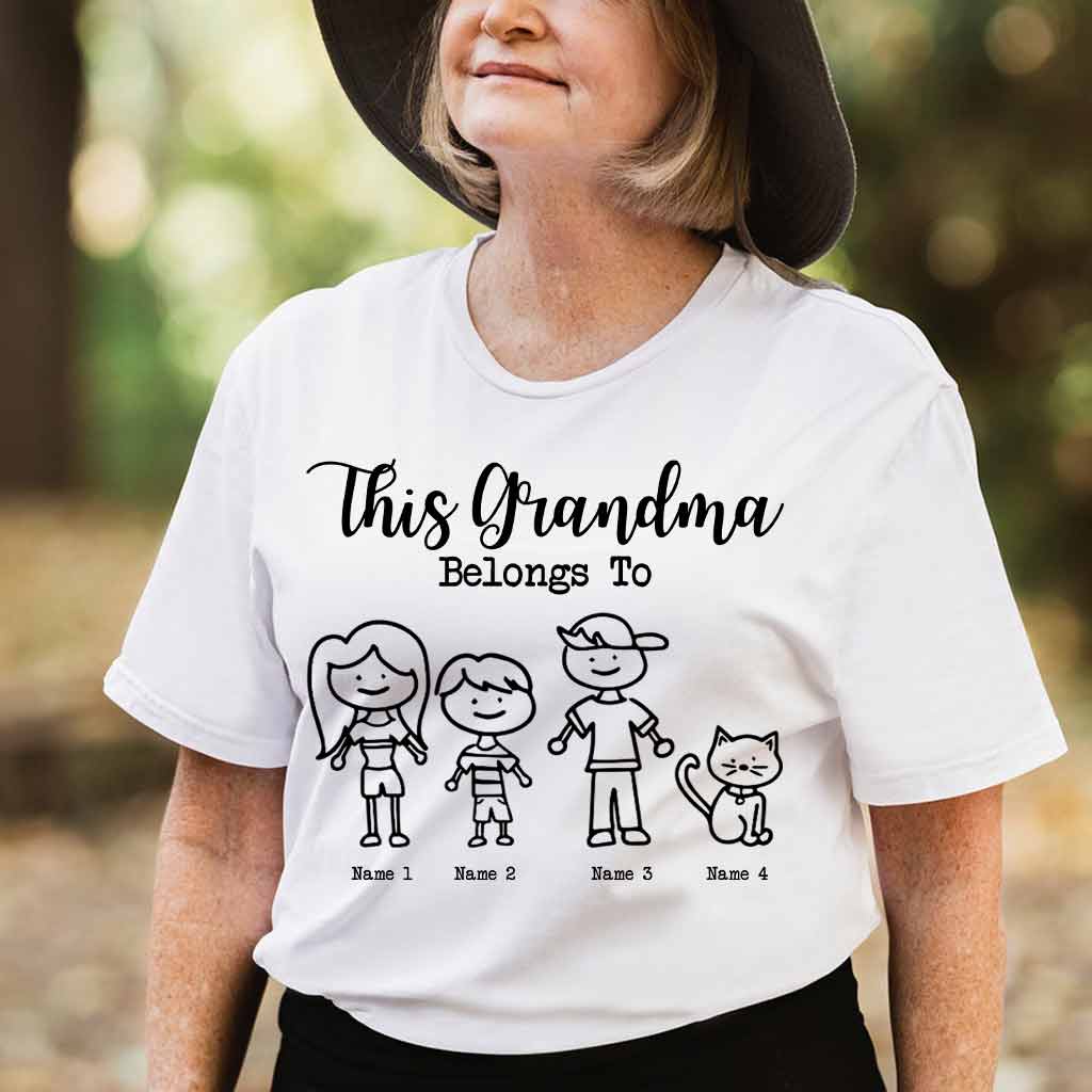Dieses Oma-Shirt gehört zu – personalisiertes Oma-T-Shirt und Hoodie