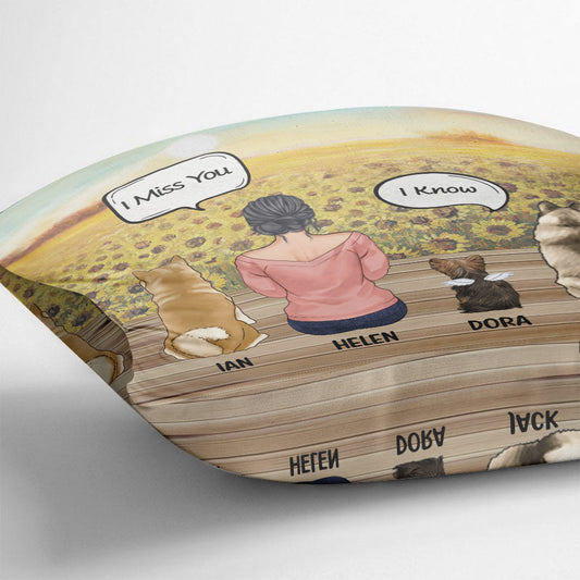 Immer noch reden wir über dich – personalisiertes Hunde-Dekokissen