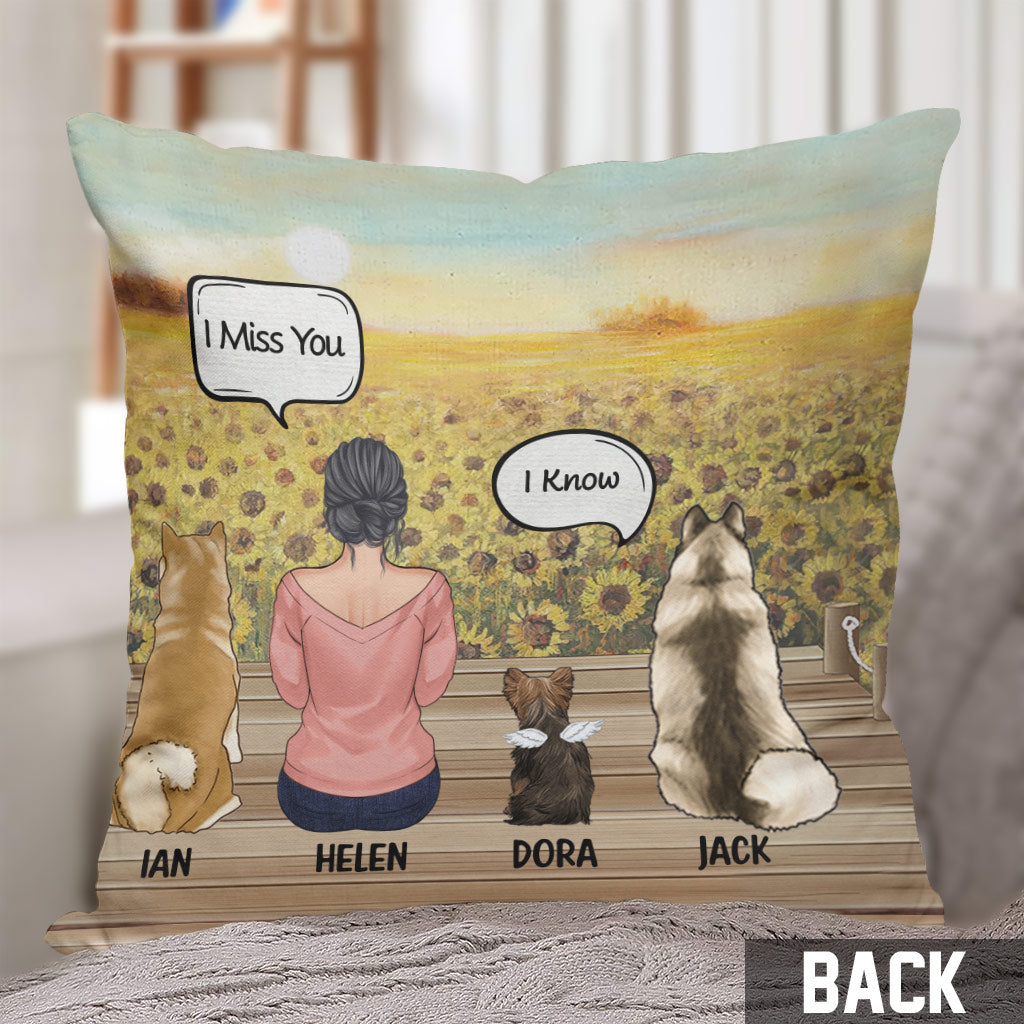 Still Talk About You - Personalized Dog Throw Pillow