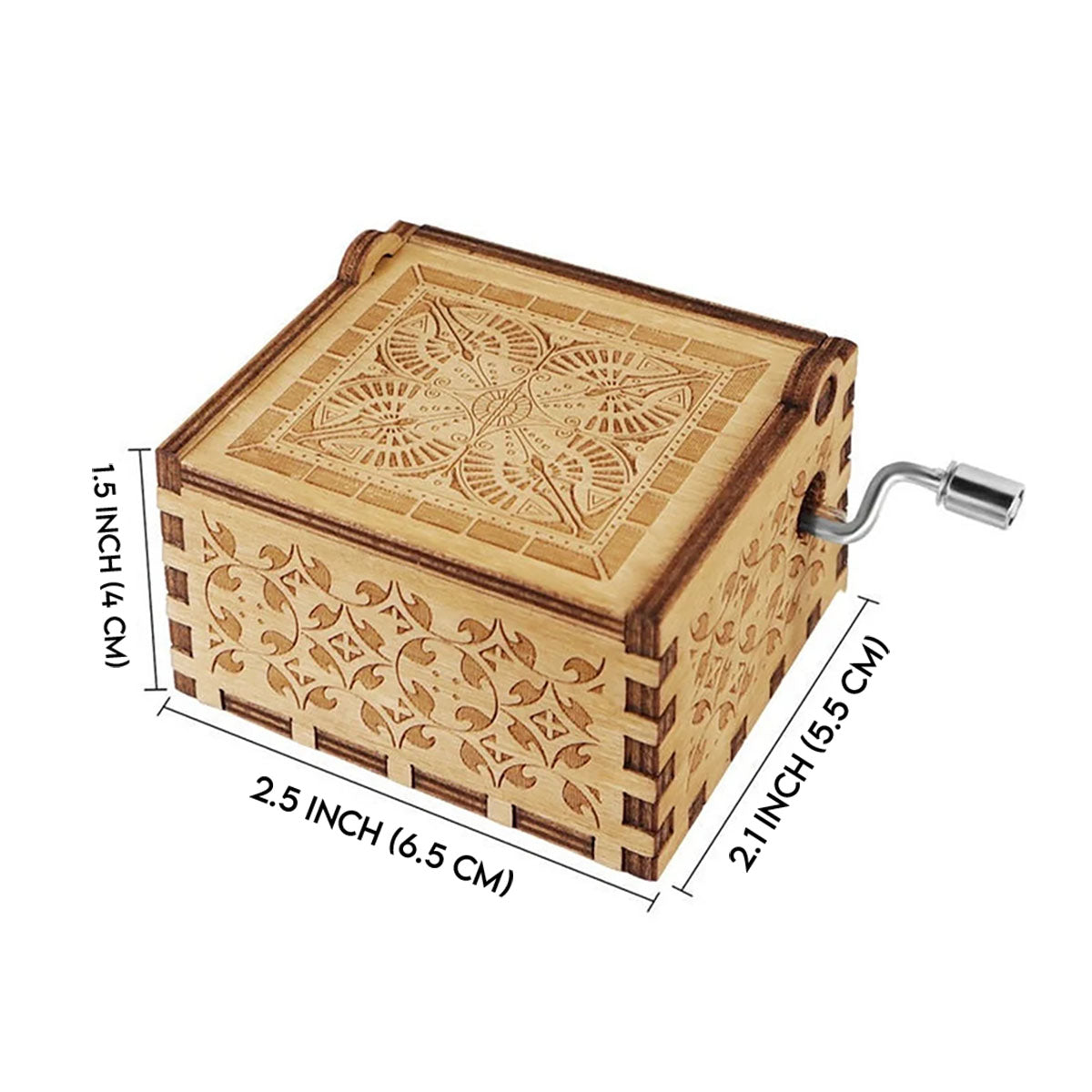 You Are The Reason - Gift for mom, grandma - Personalized Hand Crank Music Box