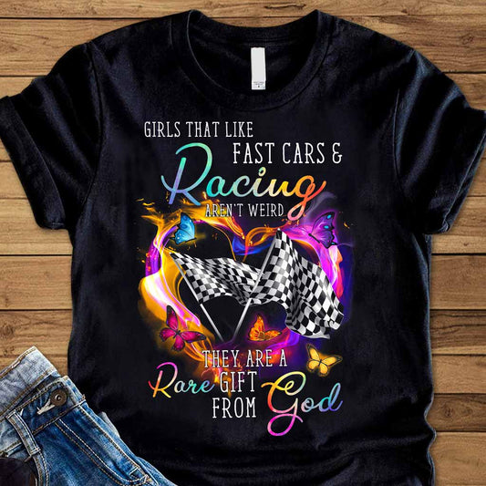Racing Girl T-Shirt und Hoodie 072021
