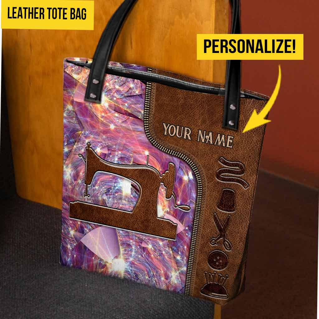 Personalisierte Tragetasche „Ich liebe Nähen“