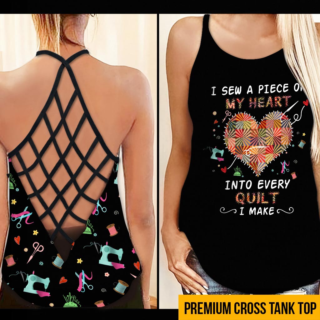 Ich nähe ein Stück meines Herzens – Quilting Cross Tanktop