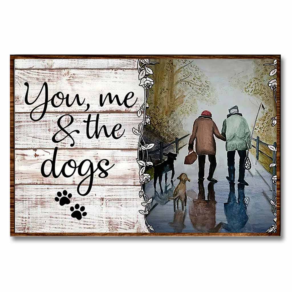 Du, ich und die Hunde – Angelposter