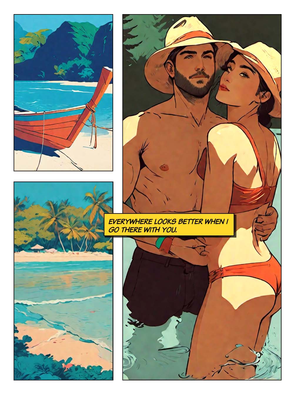 Geburtstagsfoto im Comic-Stil hochladen – personalisierte QR-Grußkarte