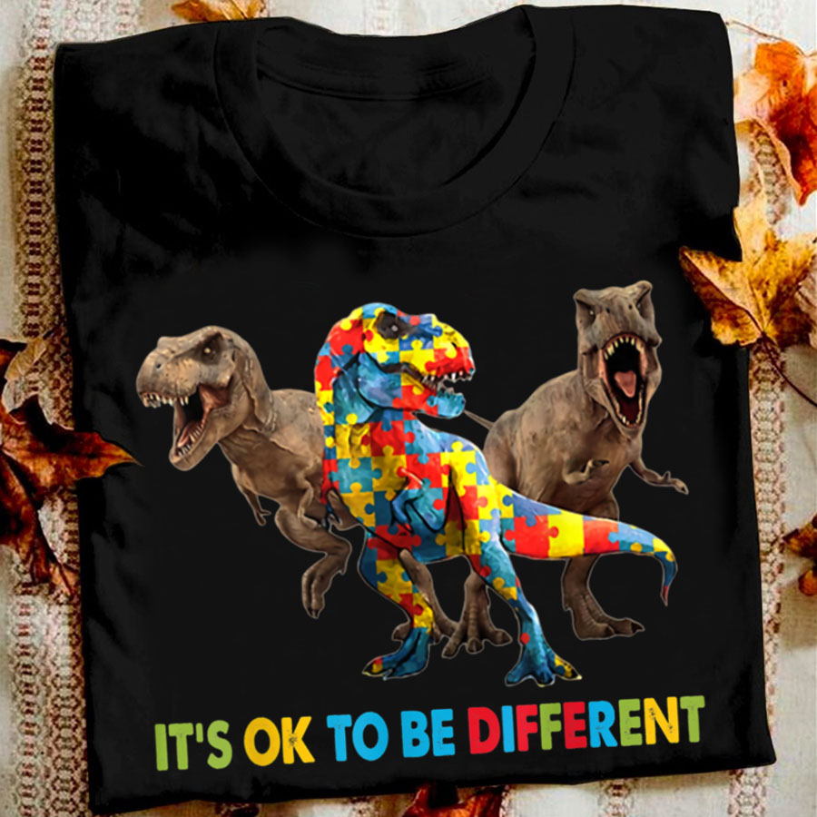 It's Ok To Be Different Autism Awareness T-shirt and Hoodie 0523