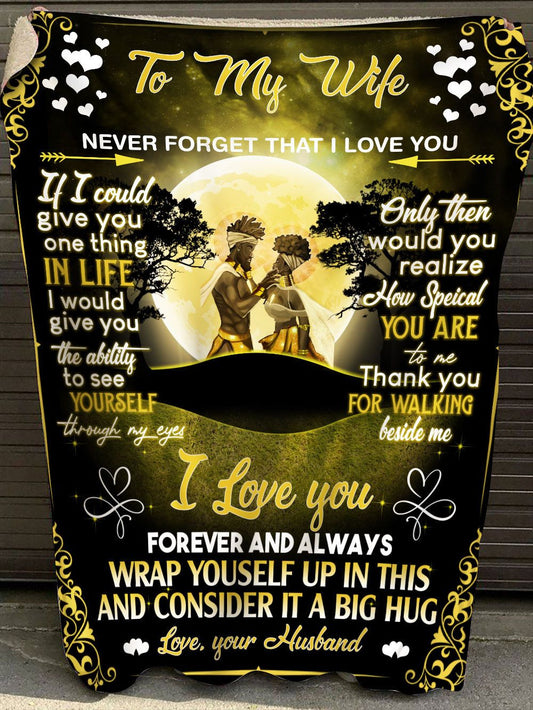 Ich liebe dich für immer und ewig – Partnerdecke 0124