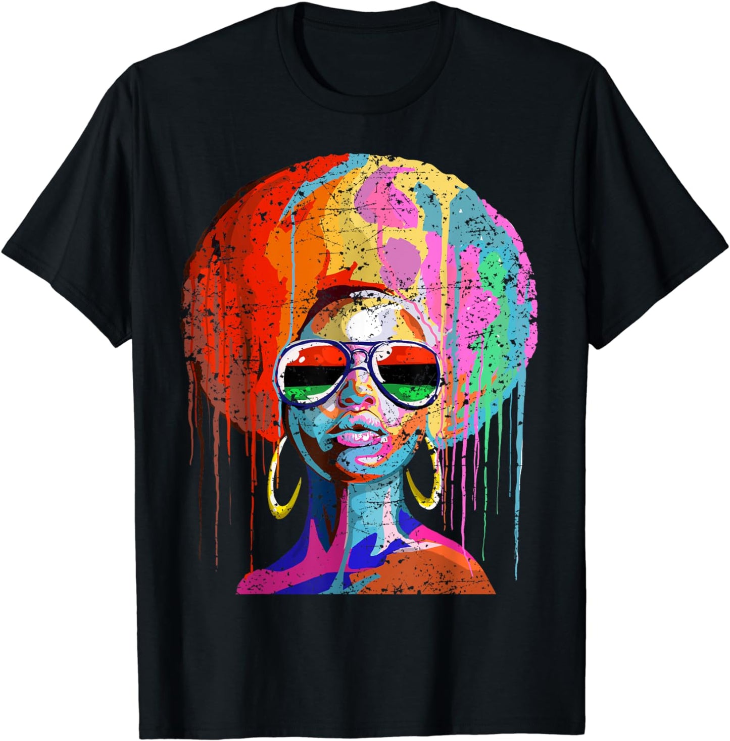 Stolze Königin – Afroamerikanisches T-Shirt & Hoodie 0224