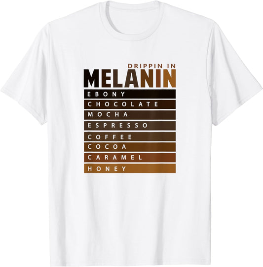 Dripping In Melanin African American T-shirt & Hoodie 0224