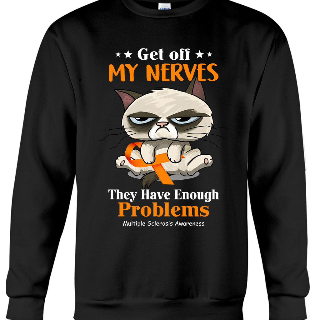 Lass mich in Ruhe – T-Shirt und Hoodie zur Aufklärung über Multiple Sklerose 092021