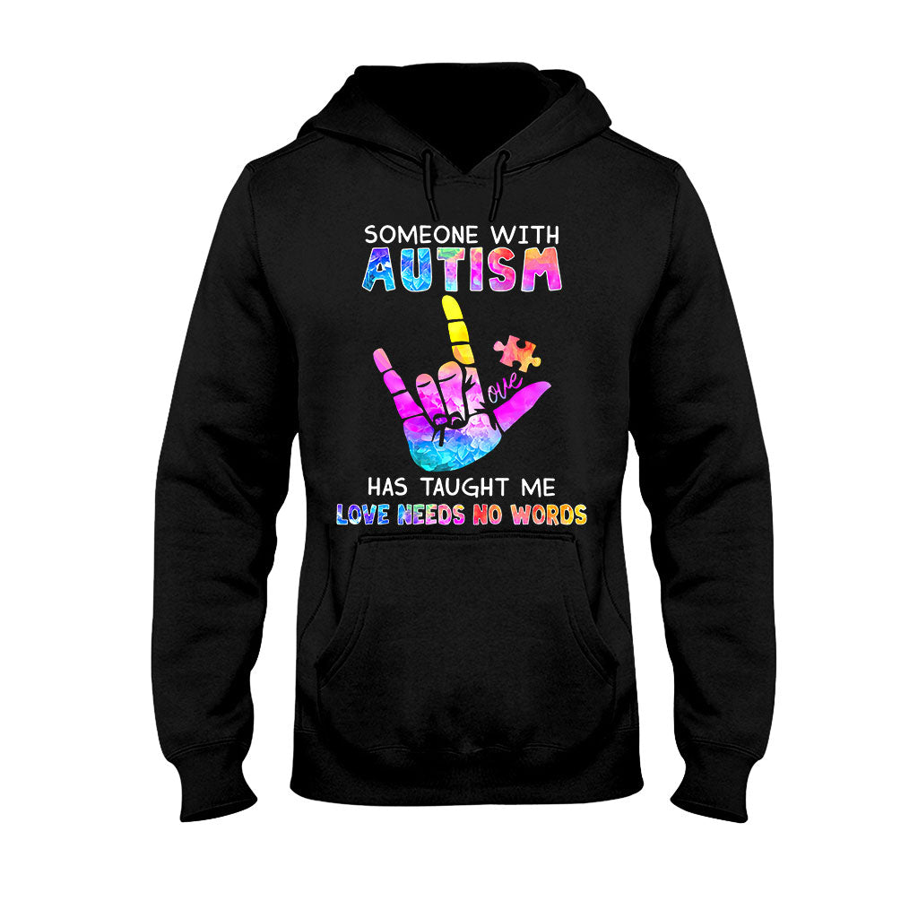 Liebe braucht keine Worte – T-Shirt und Hoodie zur Sensibilisierung für Autismus 1221